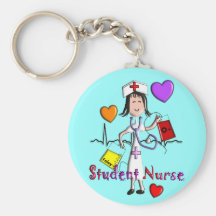 Unique Student Nurse Gifts 3D Graphics Keychain