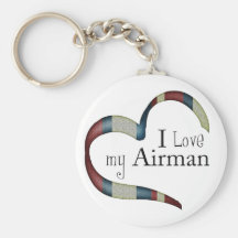 Unique Symbol: I love my airman keychain