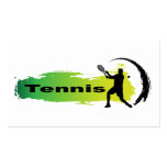 Unique Tennis (Male) Business Card