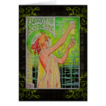 Unique Vintage Absinthe Green Fairy