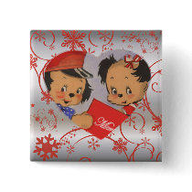 Unique Vintage Puppy Dog Christmas