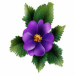 Unique wild-purple-rose, photo sculture acrylic cut out