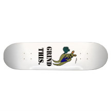 Uniquely GRIND THIS. Skate Board Decks
