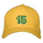Unisex South Africa No.15 soccer football cap embroidered hats