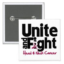 Unite and Fight Head and Neck Cancer Pin