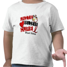 UNITE BELIEVE CURE BLOOD CANCER T SHIRT