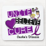 UNITE BELIEVE CURE Crohn’s Disease mousepads