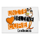 UNITE BELIEVE CURE Leukaemia cards