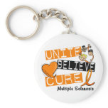 UNITE BELIEVE CURE Multiple Sclerosis keychains