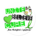 UNITE BELIEVE CURE Non-Hodgkin's Lymphoma stickers
