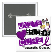 UNITE BELIEVE CURE Pancreatic Cancer Pin