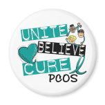 UNITE BELIEVE CURE PCOS magnets