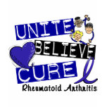 UNITE BELIEVE CURE Rheumatoid Arthritis t-shirts