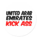 United Arab Emirates Kick Ass stickers