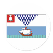 United Kingdom Belfast Flag Sticker