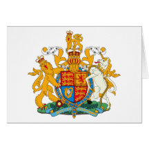United Kingdom Coat of Arms Greeting Card