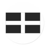 United Kingdom Cornwall Flag stickers