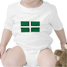 United Kingdom Devon Flag Bodysuit
