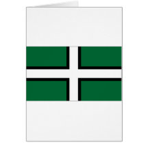 United Kingdom Devon Flag Cards