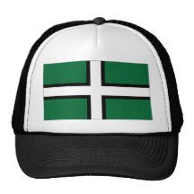 United Kingdom Devon Flag Mesh Hat