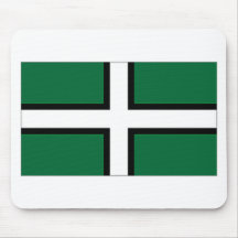 United Kingdom Devon Flag Mouse Pad