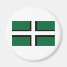 United Kingdom Devon Flag Refrigerator Magnet
