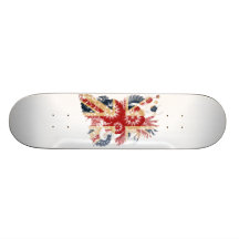 United Kingdom Flag Skateboard Decks