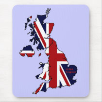 United Kingdom Mapped Mousepad