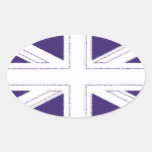 UNITED KINGDOM OVAL STICKERS