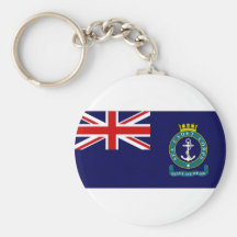 United Kingdom Sea Cadet Corps Flag Keychain