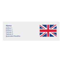 United Kingdom - Skinny Business Cards