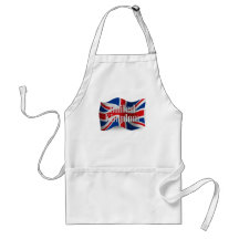 United Kingdom Waving Flag Apron