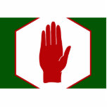 United Northern Ireland Emblem flag photo sculptures