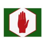 United Northern Ireland Emblem flag postcards