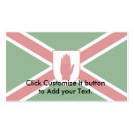 United Northern Ireland Shield flag business cards