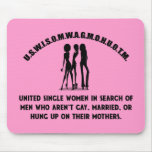 United Single Women - Singles Funny Shirt mousepads