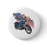 United Stand American Biker Pinback Buttons