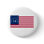 United States Bennington Flag Spirit of 76 Pinback Buttons
