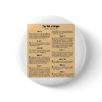 United States Bill of Rights Pinback Buttons