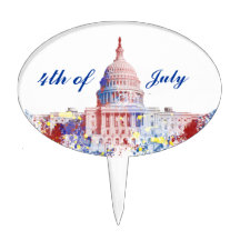 United States Capitol Cake Pick