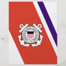 United States Coast Guard Racing Stripe - Left Flyer