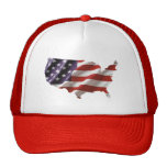 United States Country & Flag Hat