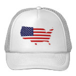United States Country & Flag Hat