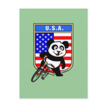 United States Cycling Panda Post Cards