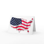 United States Flag Greeting Card