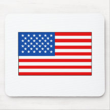 United States Flag T-shirts and Gifts Mouse Pads