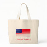 United States Flag The MUSEUM Zazzle Canvas Bag