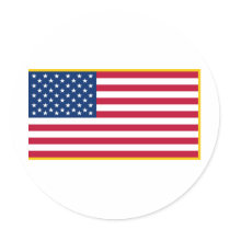 United States Gold Fringed Admiralty Maritime Flag Sticker