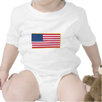 United States Gold Fringed Admiralty Maritime Flag Rompers