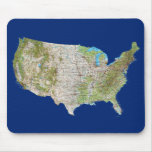 United States Map Mousepad